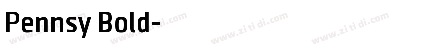 Pennsy Bold字体转换